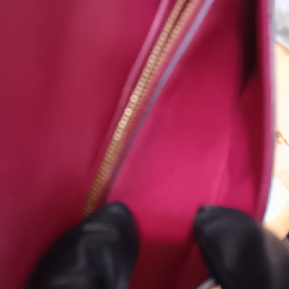 Louis Vuitton Flore Chain Wallet Monogram Fuchsia Pink Crossbody Clutch 2020 - Picture 15 of 17